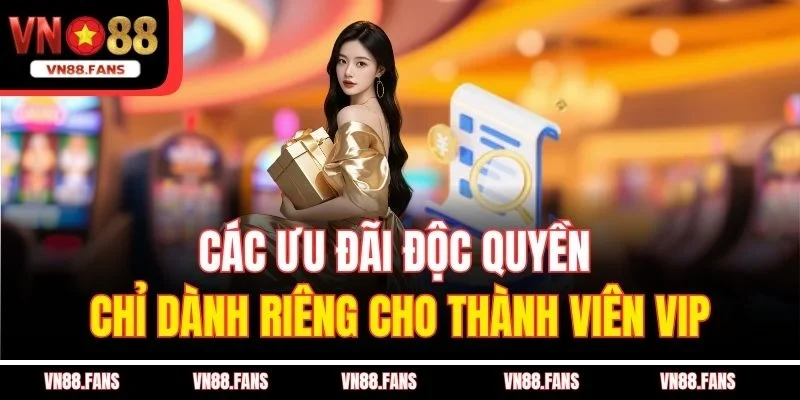 Các ưu đãi độc quyền chỉ dành riêng cho thành viên VIP