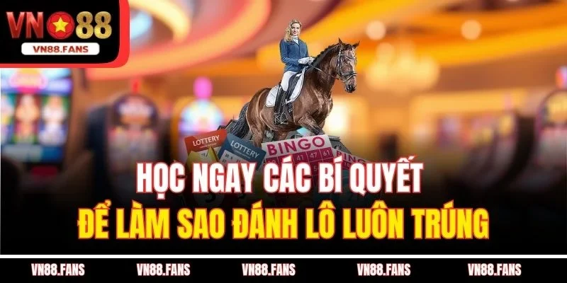 Làm Sao Để Đánh Lô Luôn Trúng Tại VN88 - Bí Quyết Thành Công 4 Học ngay các bí quyết để làm sao đánh lô luôn trúng